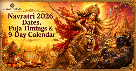 Navratri 2026 Dates & Timing - ePuajbySATVIK