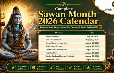 Complete Sawan Month 2026 Calendar with Important Dates