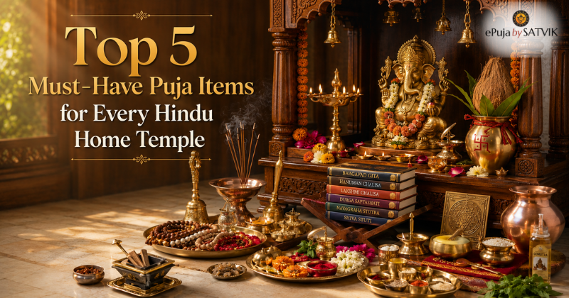 Top 5 Puja Items for Home Temple