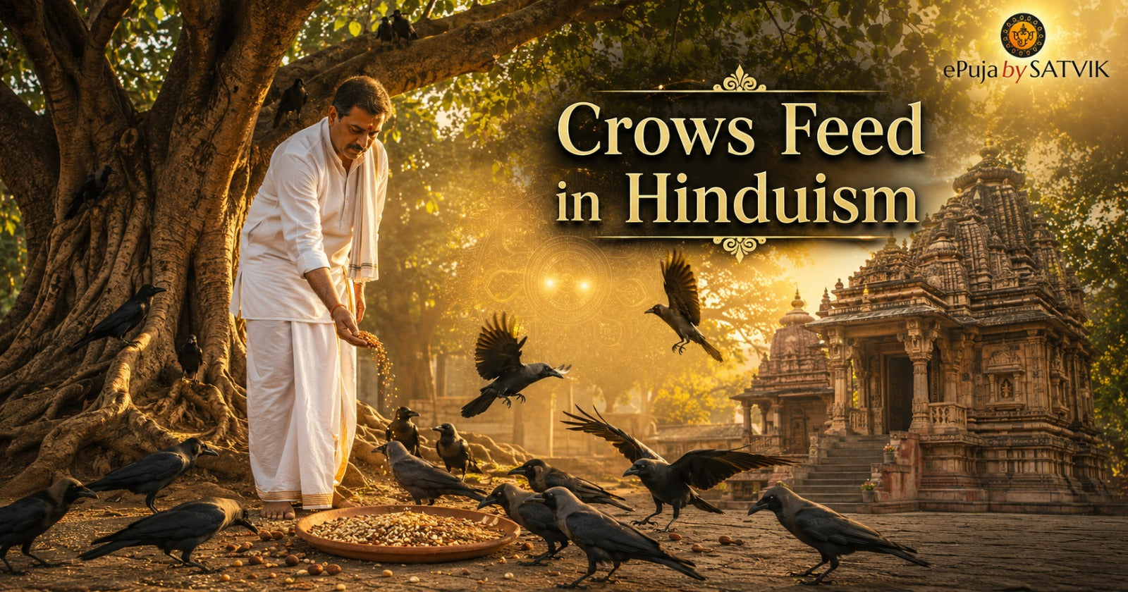 Crows Feed in Hinduism