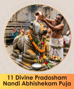 11 Dvine Pradosham Nandi Abhishekam Puja | Online Pooja Booking India's largest & most trusted online puja booking website - epujabysatvik.com
