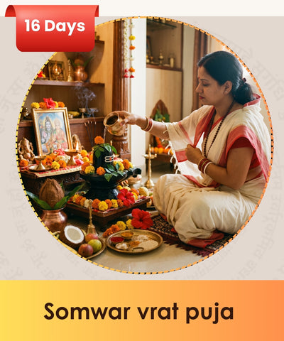16 Somvar Puja – Lord Shiva Divine Blessings | Monday Vrat Puja