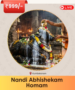 Pradosha Kalam Nandi Abhishek Puja for Good Health, Longevity & Wealth | Kumbakonam Live
