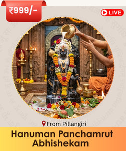 Adhik Jyeshtha Amavasya Hanuman Panchamrit Abhishek Puja Pillangiri live darshan for courage protection and success India's No 1 and Most Authentic Website to Book Online Puja Website. Book Online Pooja and Pandit - epujabySATVIK
