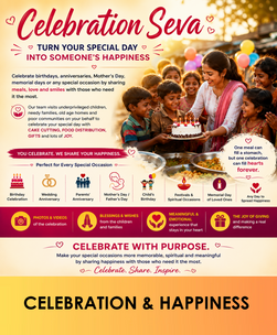 Celebration Share and Joy Seva | epujabysatvik.com