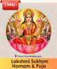 Lakshmi Suktam Homam Puja Online |  India's largest online puja booking website - epujabysatvik.com