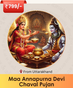 Maa Annapurna Devi Chaval Pujan Online Booking |  India's largest online puja booking website - epujabysatvik.com
