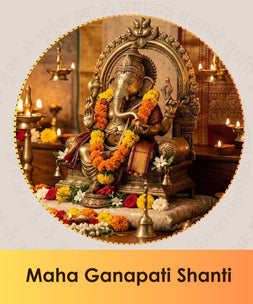 Maha Ganapati Shanti pooja online booking | India's largest online puja booking website epujabysatvik.com