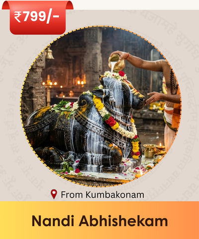 Pradosha Kalam Nandi Abhishek Puja for Good Health, Longevity & Wealth | Kumbakonam Live