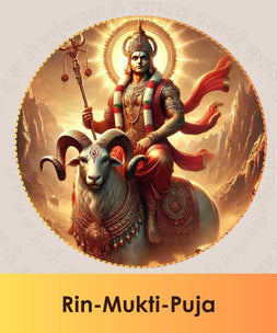Rin Mukti puja online booking for financial stability. India's No 1 and Most Authentic Website to Book Online Puja Website. Book Online Pooja and Pandit - ePujabySATVIK