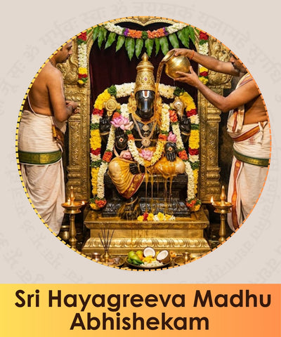 Sri Hayagreeva Madhu Abhishekam – Sacred Ritual for Knowledge & Wisdom