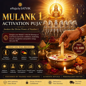 Mulank 1 Activation Puja | Lucky Number Activation Puja